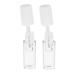 WOONEKY 2pcs Eyelash Raincoat Tubular Mascara Gels Clear Raincoat Clear Rain Coat Transparent Plastic