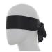 Black Satin Sleeping Mask Eyeshade Long Slim Ribbon Eye Mask Thin Eyepatch Stage Prop Eye Patch Cover Band Sleep Blinder for Cosplay Stage Show