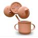Silleebee Silicone 5-in-1 Sippy Training Cup with 3 Lids, Straw, and Handles - Ideal for Babies and Toddlers - Buy Online on GoSupps.com