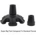Lifeswonderful 19mm 3/4 Heavy Duty Large Self-Standing Rubber Foot for Walking Sticks and Canes - Buy Online on GoSupps.com
