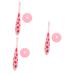 Minkissy 3st toothbrush molar toy toys for toddlers massage accessories manual tool toys pink cleaning brush silicone in food quality soft fur travel 1 piece (1 Pack) rosax3stk