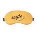 BOLAGAR Funny Sleep Eye Mask  Soft Blindfold Travel Sleep Mask with Adjustable Head Strap Light Blockout Sleeping Eye Covers for Women  Men Yellow