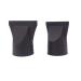2PCS(Not Universal) Black Plastic Salon Hair Dryer Nozzle Replacement Narrow Concentrator Replacement Blow Flat Hair Drying Nozzle Special for Diameter 4.5cm