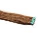 Tape In/On 100% Human Hair Remy Hair Extensions Hair Extension 2.5g / Weft (50cm - 10 Wefts - #27 Honey Blonde)