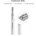 TOUCHBeauty Electric Eyebrow Trimmer Eyebrow Hair Remover Painless Facial Hair Trimmer for Women Portable Ladies Shaver AG-815B (Silver) Sliver - Buy Online on GoSupps.com