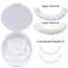Brigtviee False Teeth 2 Pieces Clipin Veneer Teeth Instant Cosmetic Veneer Teeth Upper and Lower Set Temporary Smile Fake Teeth Comfort Fit Dentures for Covering Bad Teeth - Buy Online on GoSupps.com