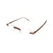Calabria Flexie Low Profile 714 Reading Glasses&Slim Case+2.00 Root Beer Brown