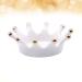 Minkissy Ceramic Nail Art Palette - Crown Shaped Manicure & Pigment Mixing Plate for Nail Makeup (White) - International Shipping Available - Buy Online on GoSupps.com