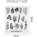 Alexnailart Flower Print Stamping Plates Set (NA015) - Manicure Template & Nail Art Tools - Buy Online on GoSupps.com