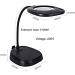 23LED 10X Magnifying Glass Lamp: Daylight Bright Lighted Lens Utility Magnifier Light Height Adjustable Gooseneck for Desk Magnifier - Buy Online on GoSupps.com