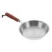 TOPBATHY 3pcs Stainless Steel Mini Pot Stir Fry Wok Non-Stick Pan Nonstick Breakfast Pan Fry Pan Cooking Wok Pans Stainless Steel Saucepan Pancake Pan Flat Pan Nonstick Vegetable Pot Steak