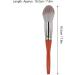 Verdant Touch Makeup Brush Professional Makeup Powder Brush Soft Hair Blusher Brush for Loose Powder Cosmetic Tool Auburn Color - Buy Online on GoSupps.com