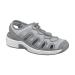Orthofeet Arch Support Sandals for Women Ideal for Heel and Foot Pain Relief. Therapeutic Design with Arch Support Arch Booster Cushioning Ergonomic Sole & Extended Widths - Laguna 8 Wide Grey