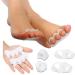 8-Piece Toe Silicone Separators for Hallux Valgus Correction - Alleviate Foot Pain with Invisible Toe Spacers - Buy Online on GoSupps.com