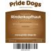 Premium Cattle Head Skin for Dogs | 100% Beef Kausnack - 30 cm 1kg | Odor-Neutral Bag - Pridedogs - Buy Online on GoSupps.com
