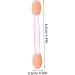 Mikinona 100pcs Eye Shadow Stick Eyeliner Applicator Brush Eyeshadow Applier Comestic Mini Pink Rubber Cotton 6.20X0.50X0.50CM Pink - Buy Online on GoSupps.com
