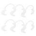 Balawin 6 Pieces Autoclavable Teeth Whitening & Cheek Retractor Dentist Mouth Opener Repeat Use M