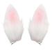 Bunny Rabbit Ear Hair Clip for Easter Halloween Cosplay Costume Prop Hair Accessories TSFJ37 (White)