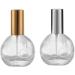 25pcs Refillable Perfume Spray Bottles 12ml - Travel-friendly Glass Atomizers with Gold Lid - Perfect for Makeup & Travel - Buy Online on GoSupps.com