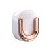 Wall Mount Hair Dryer Holder Foldable U Shaped Hook with Storage Box Rack for Home Bathroom Shower Bathing for Com Hair Dryer Holder for Bathroom Wall Gray