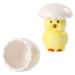 1pc Pepper Can Seasoning Container Cooking Dispenser Ceramic Chicken Figurine Ceramic Sugar Bowls Salt Bottle Ceramic Pepper Jar Salt Server Silica Gel Rooster Multifunction White
