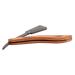 Nolitoy razor made of stainless steel: Folded razor razor bare turf vintage hairdresser Razor made of wooden hairdresser for hairdressing haircuts