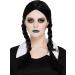 Women Scary Daughter Wig Great for Addams Halloween Costume | Wednesday Scary Family Wig | Halloween Black Wigs for Women Cosplay - Buy Online on GoSupps.com
