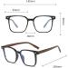 Shop Oversized Blue Light Blocking Reading Glasses | Anti Eye Strain +200 Sand-Black Eyeglasses - Buy Online on GoSupps.com
