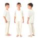 Pure Wool Natural 100% Merino Base Layer for Children Boys from Ages 1 to 11 Top T-Shirt and Bottom Thermal Long Johns Set AGES 5 to 6 Set