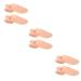MICPANG Bunion Corrector for Women and Men Bunion Pads Splint for Bunion Relief Gel Silicone Bunion Correctors for Women Big Toe Separator Cushion - Peach  3 Pairs