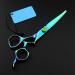 Professional 6 Inch Hair Cutting Scissors Set - Green Gem Thinning Shears for Salon & Barber - Premium Hairdressing Tools - Buy Online on GoSupps.com