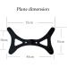 Anti-Snoring Chin Strap for Mouth Breathers - Adjustable and Breathable - Black - Buy Online on GoSupps.com