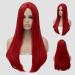 Colorfulpanda 32inch Long Red Wigs for Women Straight Synthetic Hair Wig Middle Part for Halloween Movie Costume Cosplay Anime Wig - Buy Online on GoSupps.com