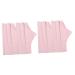 Healeved 2 Pairs Ice Silk Nail Gloves Nail Art Fingerless Gloves Gel Nail Lamp Gloves Uv Protective Sleeves Glove Gloves for Nail Manicure Gloves Anti Uv Pink Nylon Miss Care Anti Gloves