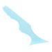 FRCOLOR 2pcs Silicone Beauty Ruler Makeup Bag Eyelash Tool Applicator Eyeshadow Travel Small Tools Wing 1 count (Pack of 1) Violetx2pcs