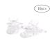 10 Durable Snull Clips & Suspenders - Transparent Pacifier Clips & Badge Holders | High-Quality Handicraft Supplies for International Shipping - Buy Online on GoSupps.com