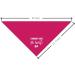 Dog Hill Towel - Premium Triangular Cloth for All Dog Sizes | Pregnancy Announcement & Accessory | Pink & Deep Pink - Buy Online on GoSupps.com