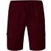 GUOBIOZIY Men's Elastic Waist Drawstring Shorts with Zipper Pockets - Red, Large - Buy Online on GoSupps.com