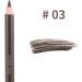 Baluue 2pcs Eyebrow Pen with Brush Eyebrow Pencil Long Lasting Waterproof Eyebrow Makeup Dark Coffee #3 1 count (Pack of 1) Caf Escuro 3 - Buy Online on GoSupps.com