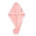 Wiping Hair Towel Thick Color Water Absorbent Quick-Drying Female Shampoo Female Hair Drying Cap (Color : Black Size : 1) 1 Black