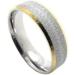 Energetix-4you Bicolor Magnetic Ring 106 | Diamond Dust Silver & Gold Partner Engagement & Wedding Ring | Sizes 16-22 | International Shipping Available - Buy Online on GoSupps.com