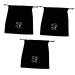 VINTORKY 3 Pcs Hair Dryer Storage Bag Hair Blower Drawstring Hair Dryer Bag Travel Cosmetics Bag Flannel