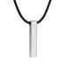 Aulterra Pillar Energy Pendant with Black Nylon Cord Necklace Designed to Support Vital Energy and Neutralize Harmful Effects of EMF Perfect Minimalist Jewelry for Men and Women