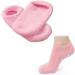 Moisturizing Gel Spa Socks for Foot Care - 2-Pack Black | Repair Dry Cracked Skin & Protect Heels - Buy Online on GoSupps.com