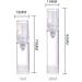 erioctry 5 ml Airless Pump Bottle-Empty Refillable Airless Vacuum Pump Cream Lotion Bottle Travel Bottles Toiletries Liquid Container for Cosmetics Makeup Pack of 6 Transparent - Buy Online on GoSupps.com