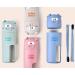 Eco-Friendly Toothbrush Holder Set | Portable Beige Toothbrush Cup for Travel | Sustainable Dental Care Accessories - Buy Online on GoSupps.com