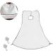 Beard Catcher Beard Trimming Apron | Mess-Free Beard Styling Bib for Men - White - Buy Online on GoSupps.com