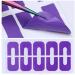 RIYAN 10 Sheet Elastic Peel Off Tape for Nails Painting Polish Guard Protectors DIY Nail Prevent Nail Blue - Buy Online on GoSupps.com