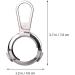 Metal Car Key Holder Case with Bright Silver Lanyard Keychain - Anti-Loss & Scratch Resistant - Buy Online on GoSupps.com