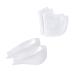 FRCOLOR 1 Set Heel Cover White Formal Wear Protection Pad Man White 9.4X6.2X3cm